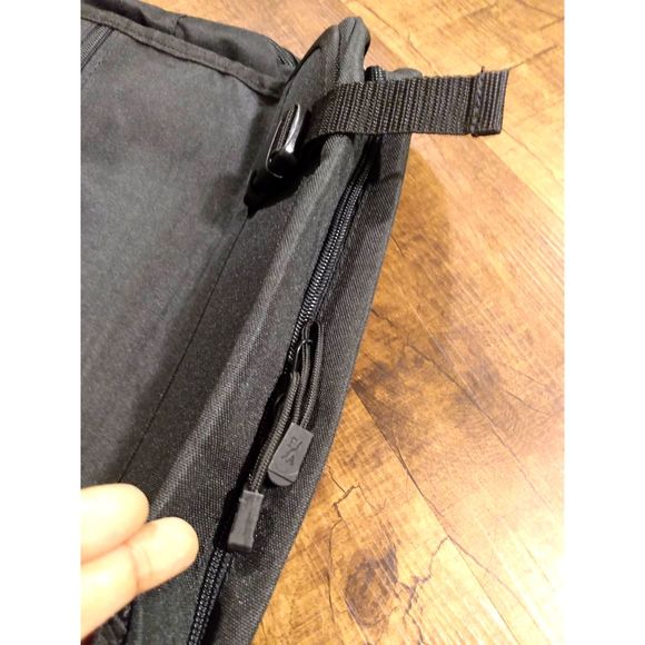 Port & Company Basic Expandable Briefcase Luggage Bag Black - Picture 5 of 13